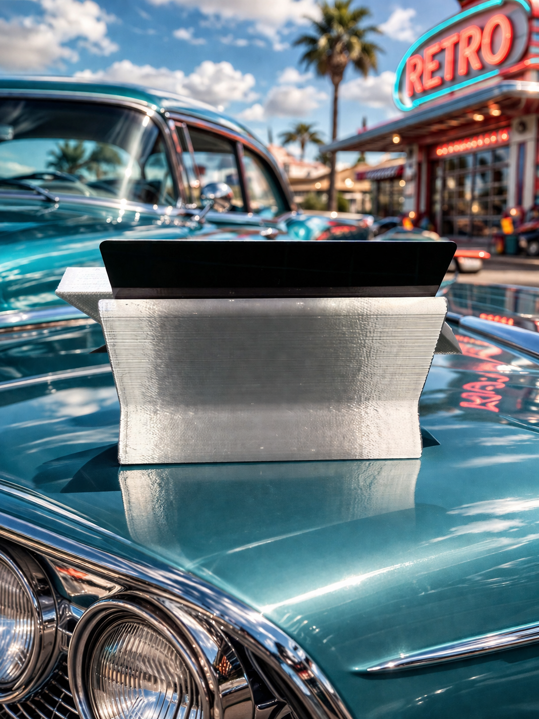 3D Printed Chevy Bowtie Business Card Holder | Optional Personalized Name