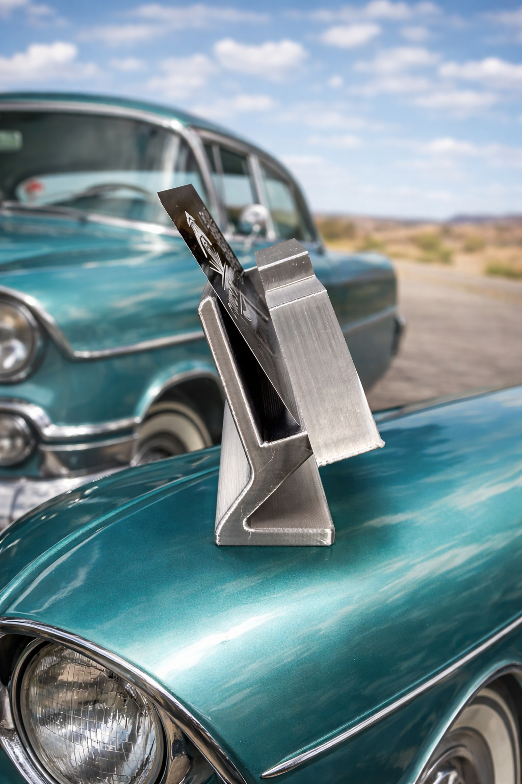 3D Printed Chevy Bowtie Business Card Holder | Optional Personalized Name