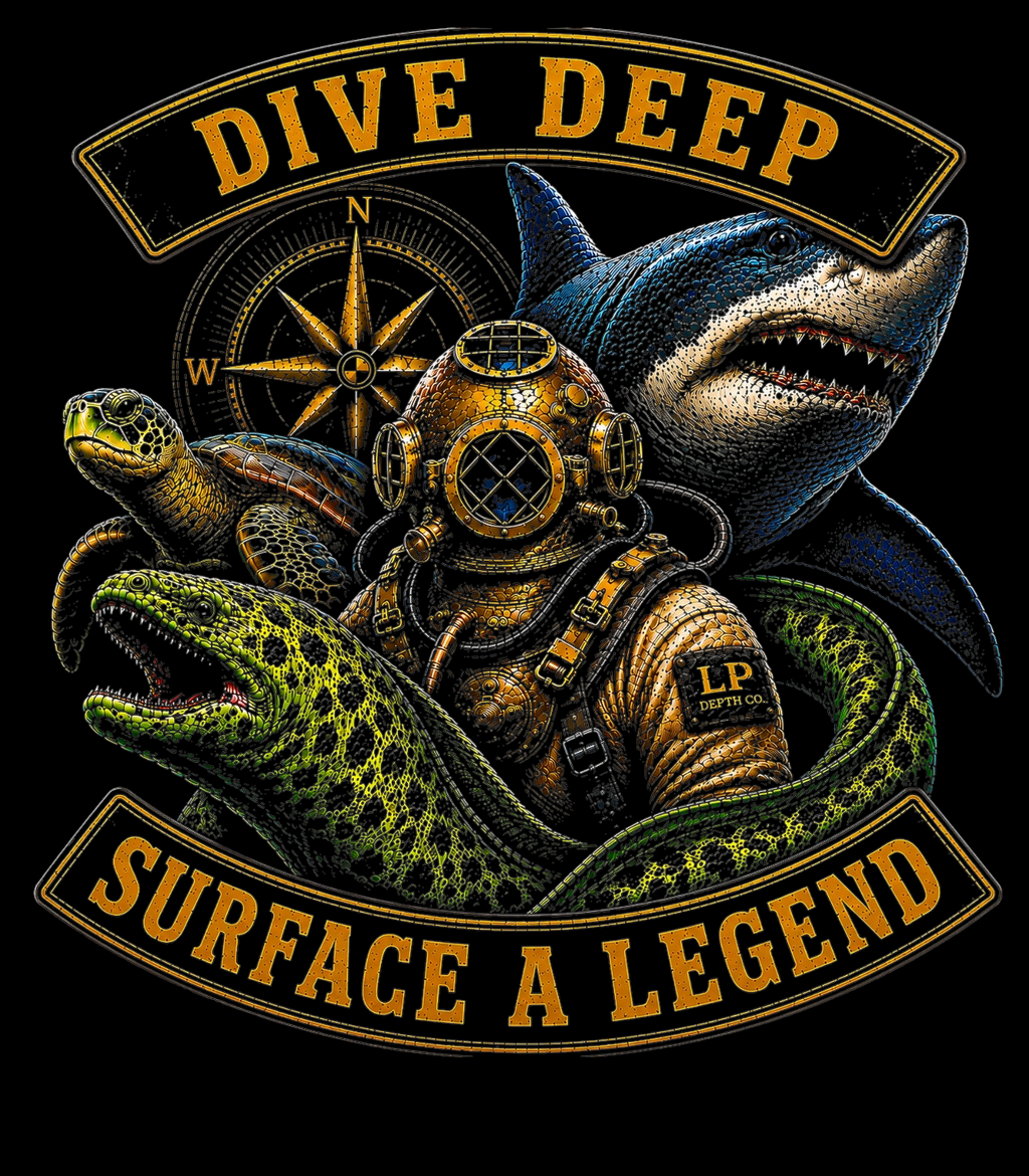 Dive Deep Surface A Legend LP Depth Co back artwork