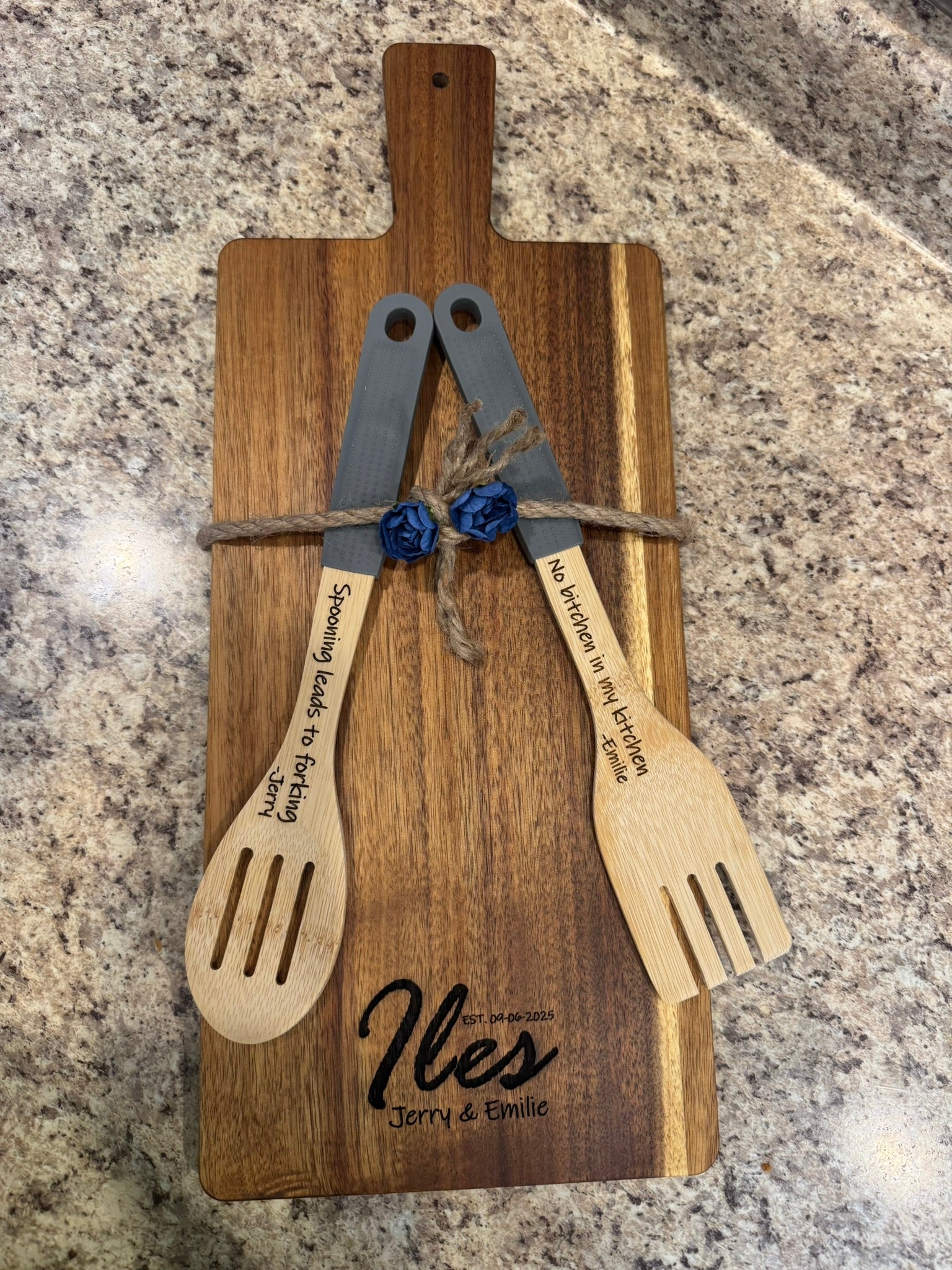 Personalized Wedding Gift Bundle | 11-Piece Laser Engraved Set