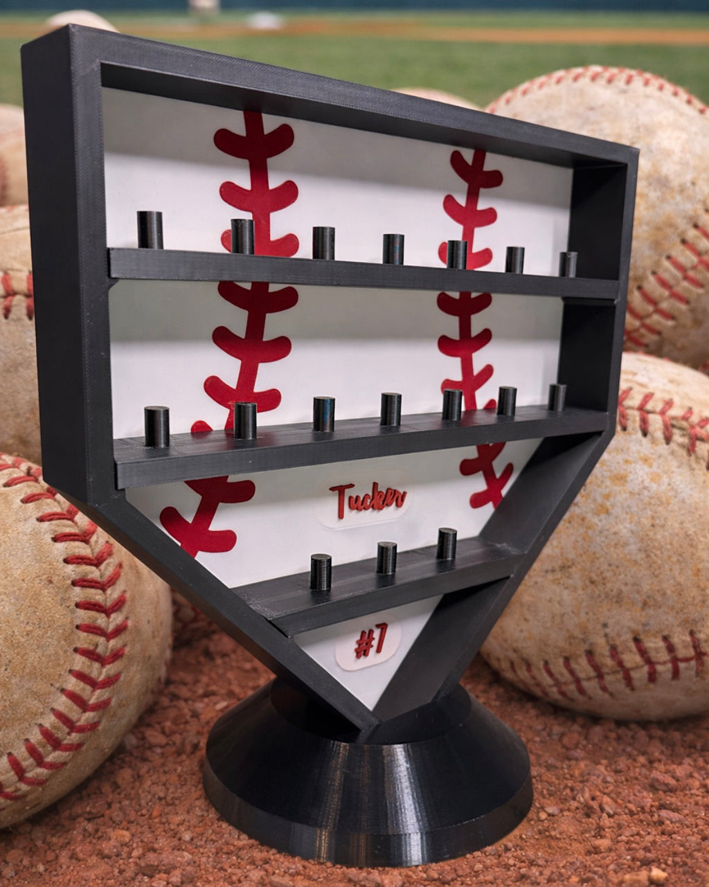 Baseball Championship Ring / Ball Display
