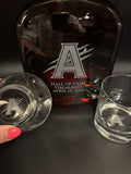 Personalized Laser Engraved Bourbon Bottle & Glasses Set