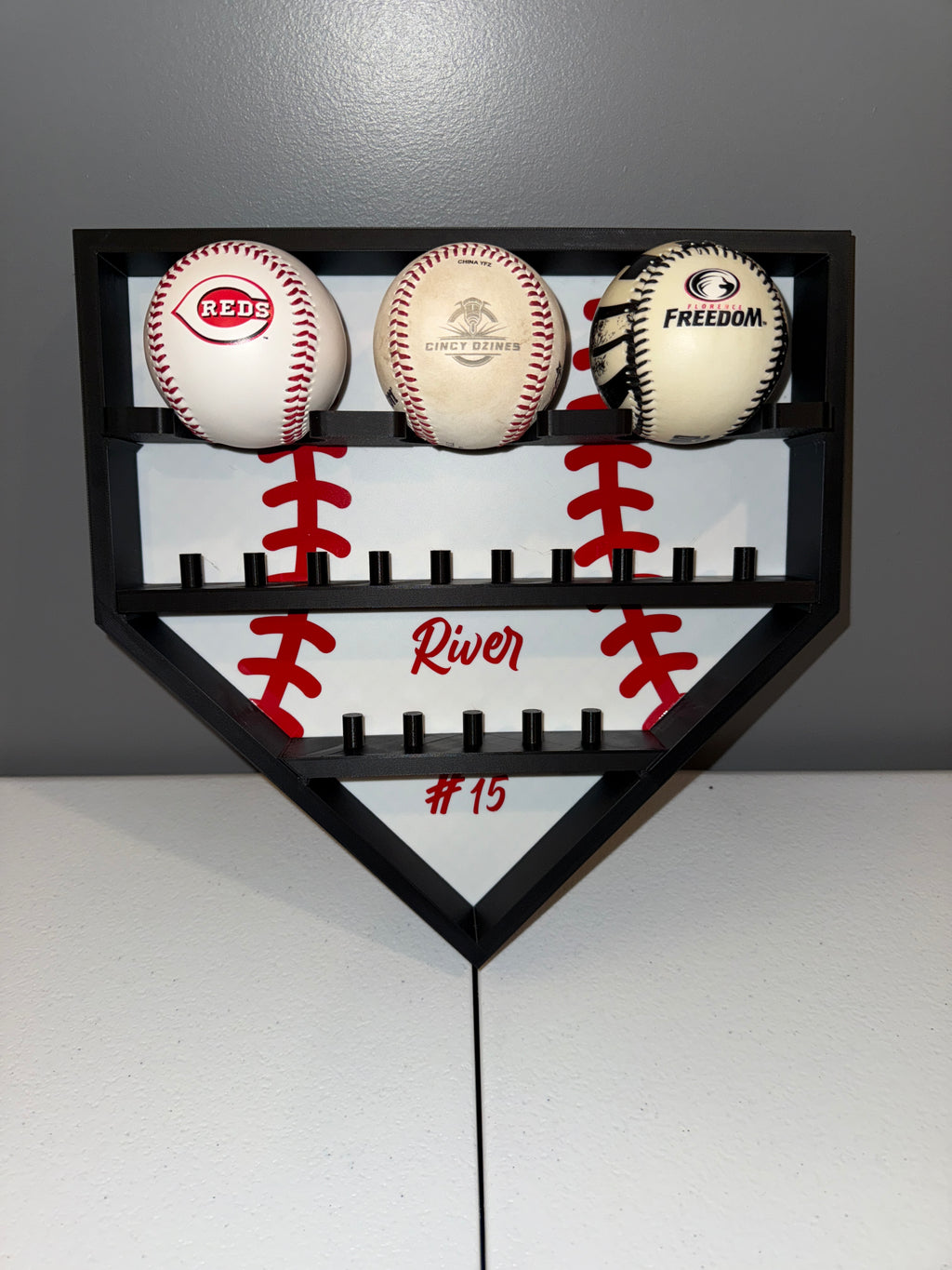Baseball Championship Ring / Ball Display