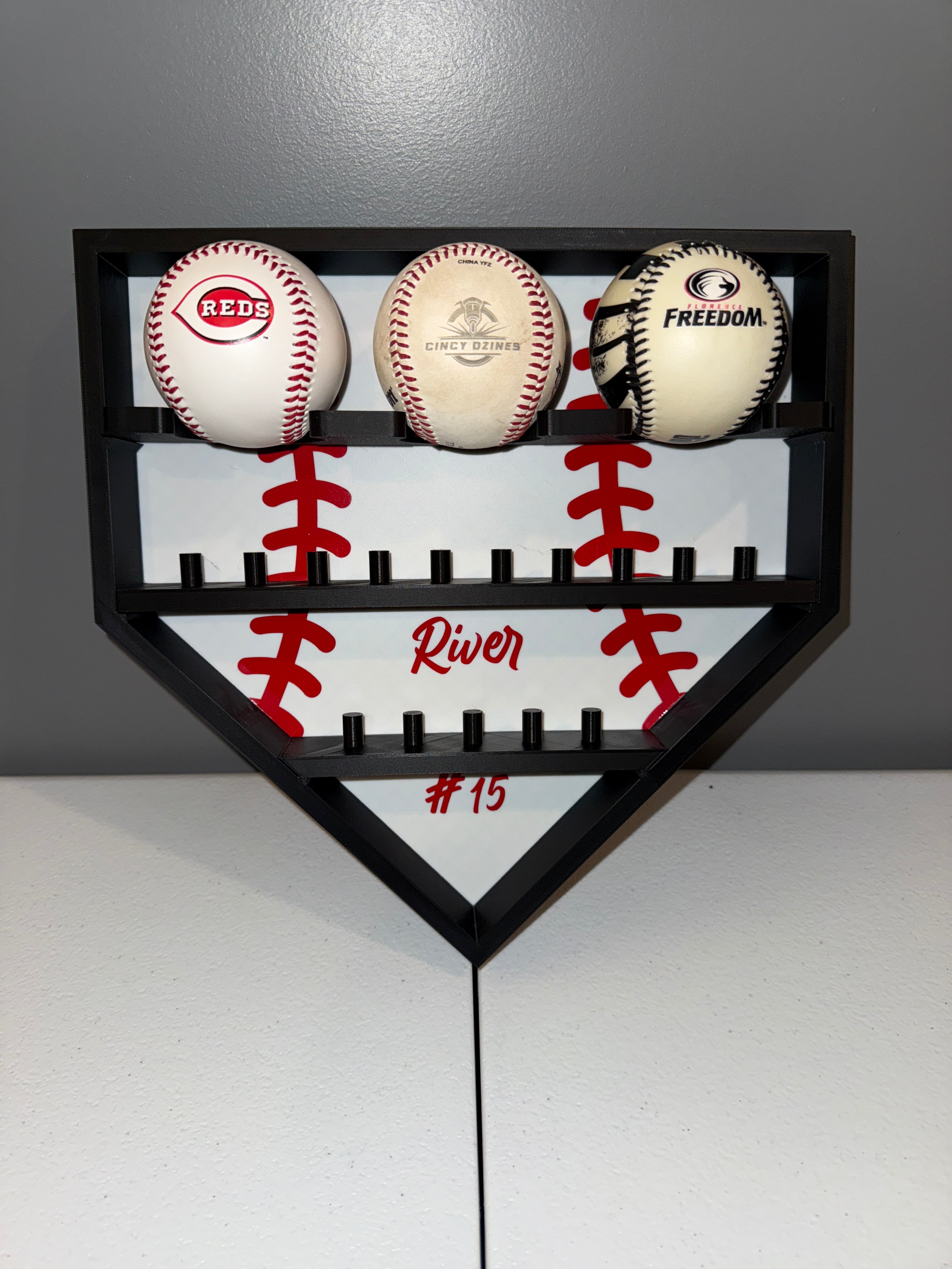 Baseball Championship Ring / Ball Display