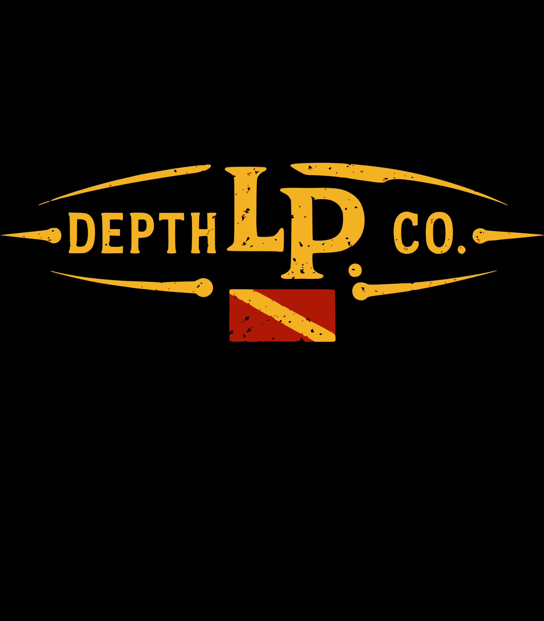 Full chest LP Depth Co front logo artwork