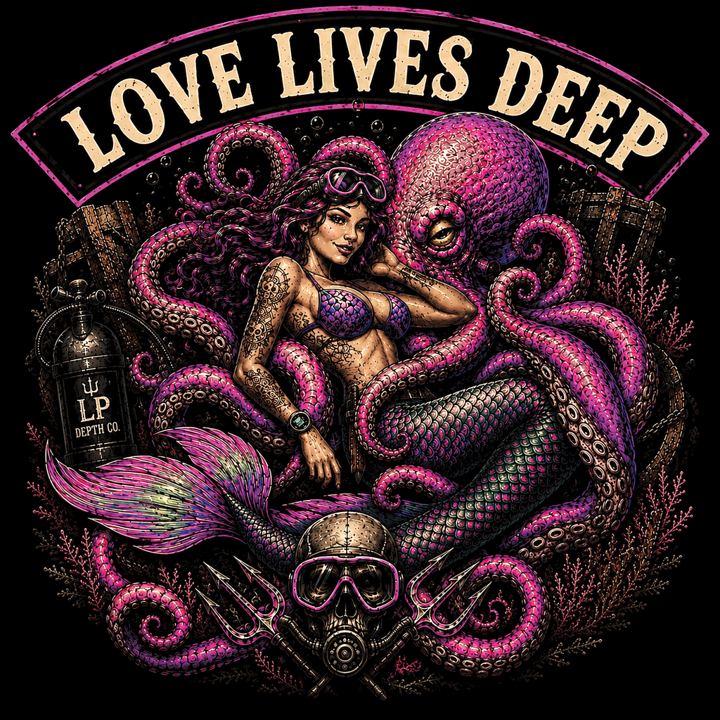Love Lives Deep LP Depth Co artwork
