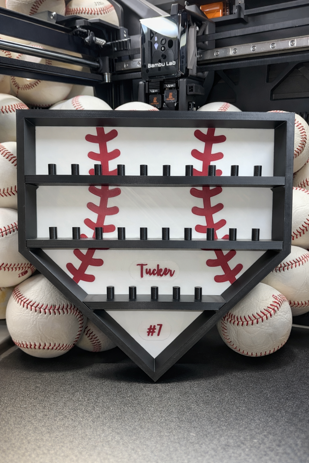 Baseball Championship Ring / Ball Display