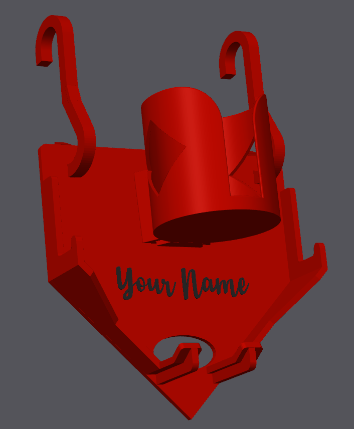 3D Printed Baseball Dugout Organizer | Personalized Bat, Glove & Drink Holder