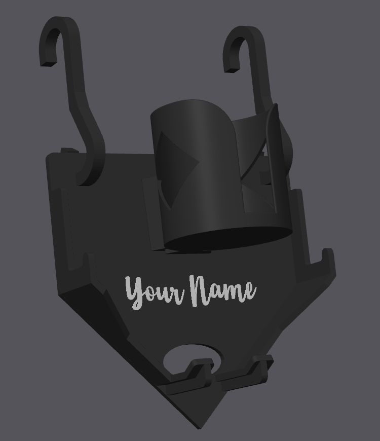 3D Printed Baseball Dugout Organizer | Personalized Bat, Glove & Drink Holder