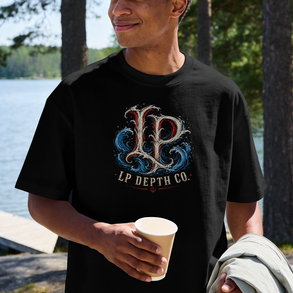 Sons of Liberty LP Depth Co front logo T-shirt mockup