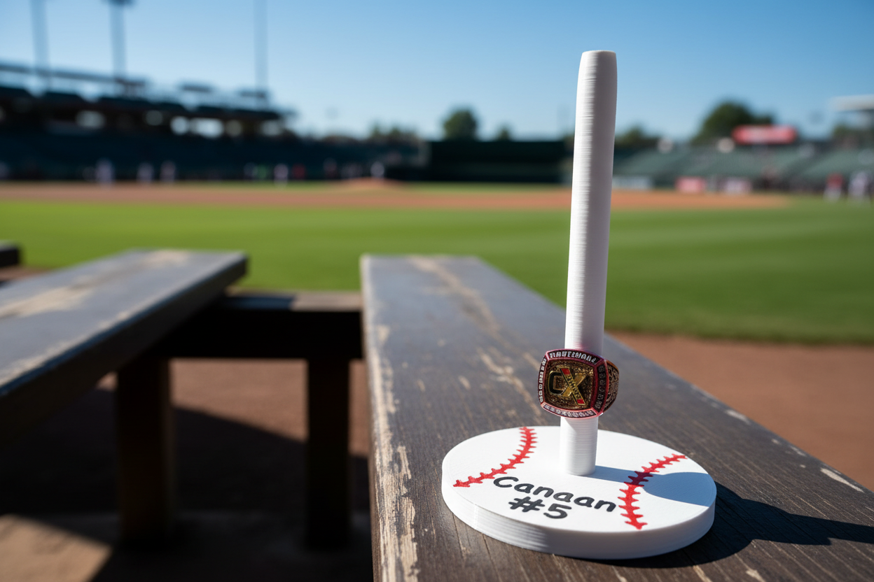 Baseball Circle Ring Holder