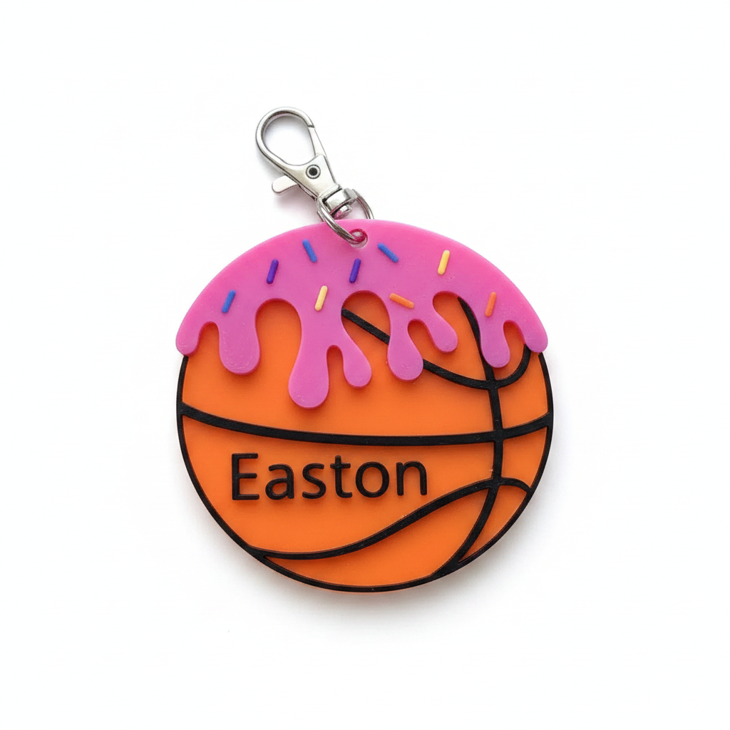 Basketball Keychain - Easton