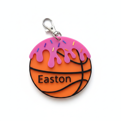 Basketball Keychain - Easton