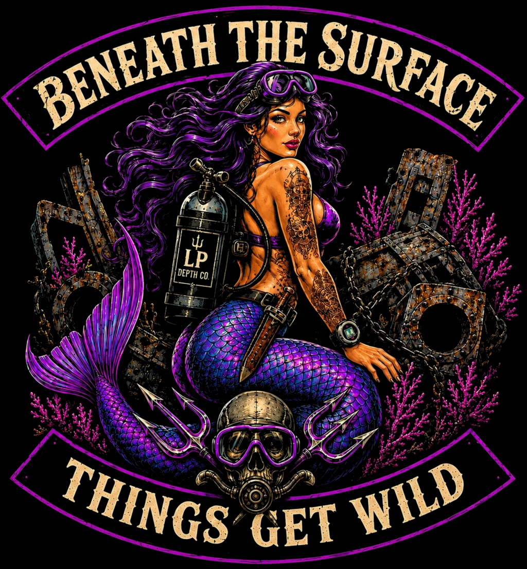 Beneath the Surface LP Depth Co artwork