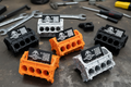 Engine Block Business Card Holders - Lifestyle