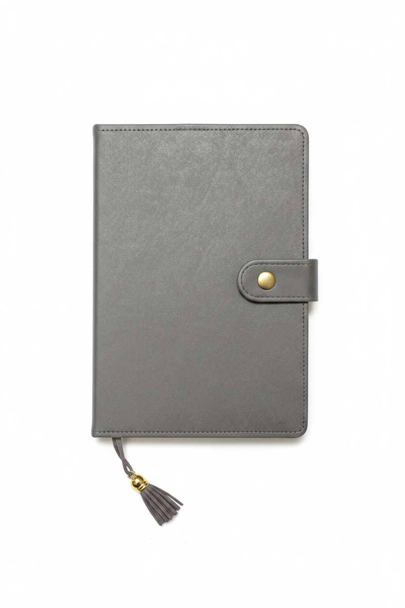 Gray Laser Engraved Journal