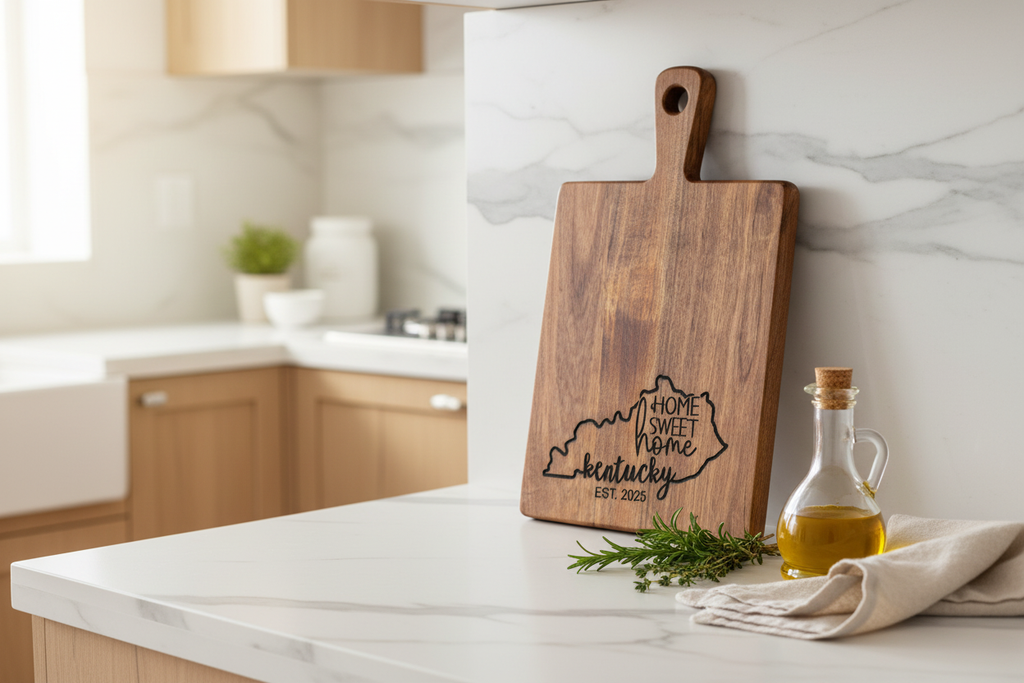 Personalized Cutting Board Lifestyle Shot