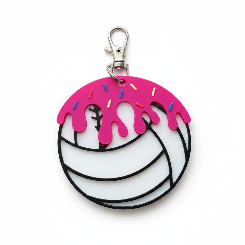 Volleyball Keychain - Molly